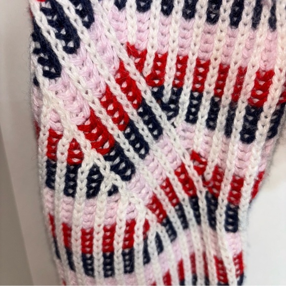 Tommy Hilfiger Red Black Striped Small - Picture 9 of 10